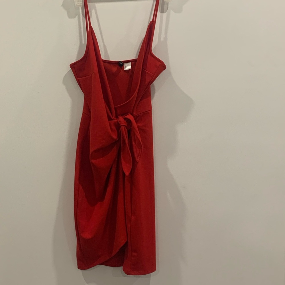 red dress
